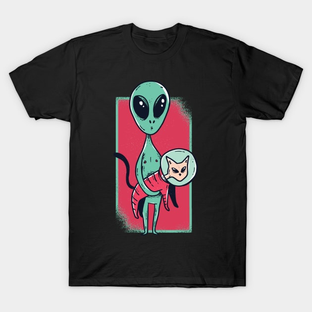 Alien Friends T-Shirt by Urban_Vintage